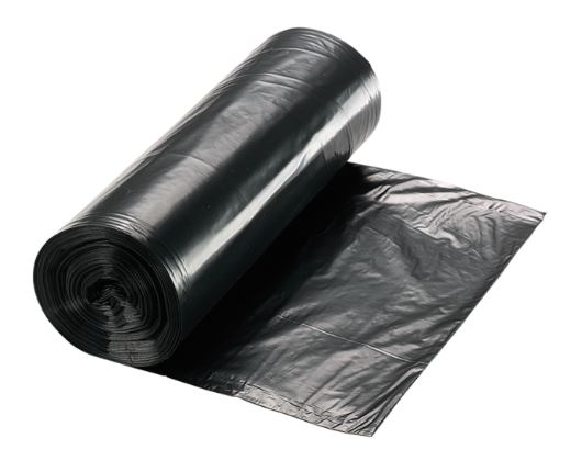 LINER CAN 38X58 BLACK 1.5MIL 60GAL 4/25/1 - Liners: Can: Heavy Duty